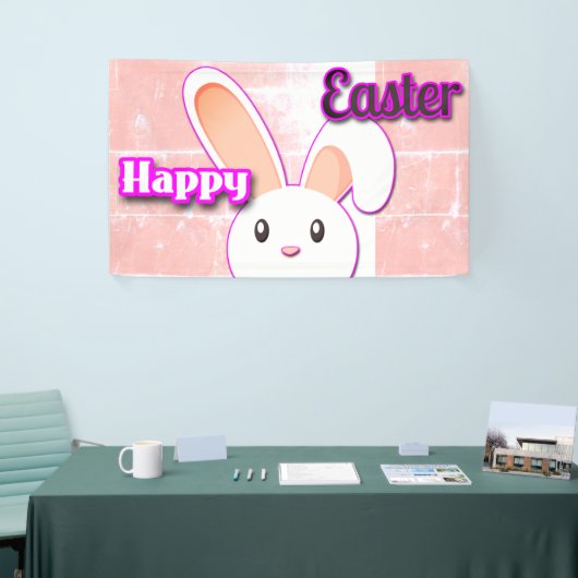 Lieblicher Osterhase 2 Banner (Messeveranstaltung)