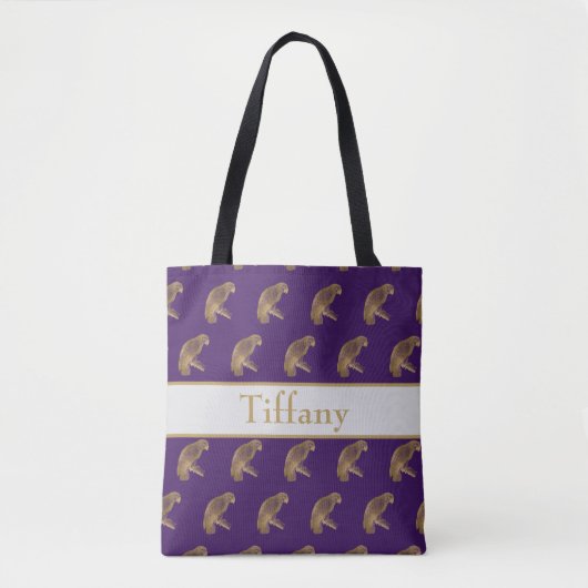Lieblicher Paprot Lila Tasche (Vorderseite)