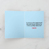 Lieblicher Red & Blue Game Controller Cake Geburts Karte (Innenseite)