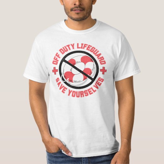 Lieblicher Rettungsschwimmer Rette T-Shirt (Vorderseite)