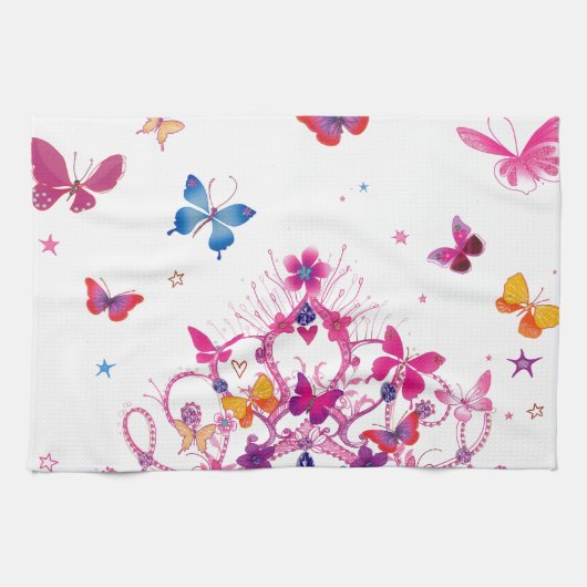 Lieblicher Schmetterling Geschirrtuch (Horizontal)