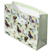 Lieblicher Schmetterling Große Geschenktüte (Rückseite Schrägansicht)