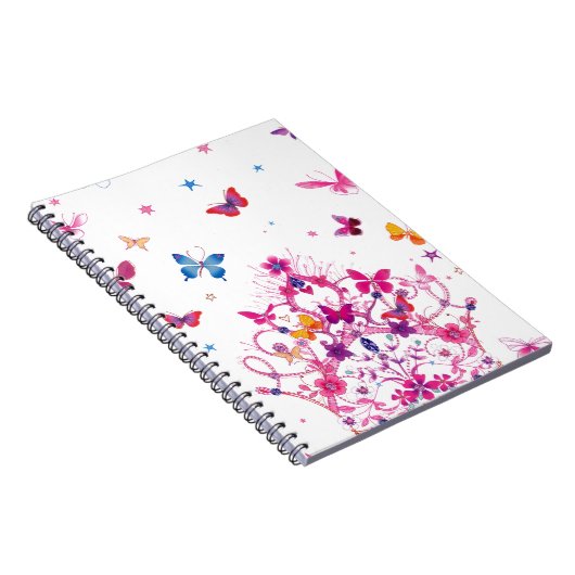 Lieblicher Schmetterling Notizblock (Rechte Seite)