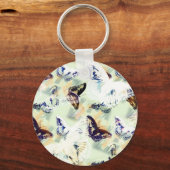 Lieblicher Schmetterling Schlüsselanhänger (Vorderseite)