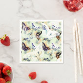 Lieblicher Schmetterling Serviette (Beispiel)
