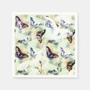 Lieblicher Schmetterling Serviette