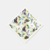 Lieblicher Schmetterling Serviette (Ecke)