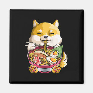 Lieblicher Shiba Dog   Ramen Dog   CARTOON Magnet