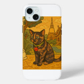 Lieblicher Siam Cat iPhone Fall Case-Mate iPhone Hülle (Rückseite)
