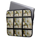 Lieblicher Springflower Grid Laptopschutzhülle (Vorderseite Links)