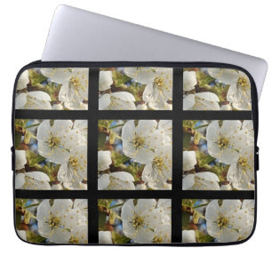 Lieblicher Springflower Grid Laptopschutzhülle