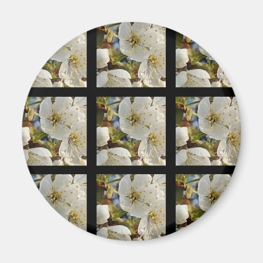 Lieblicher Springflower Grid Magnet (Vorne)