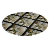 Lieblicher Springflower Grid Schneidebrett (Ecke)