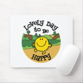 Lieblicher Tag, Herr Happy zu sein Mousepad (Mit Mouse)