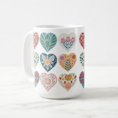 "Lieblicher und gemütlicher Kaffee-Cup unter dem M Kaffeetasse (Vorderseite Links)