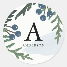 Lieblicher Urlaub - Mit Monogramm Aufkleber