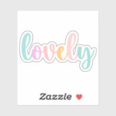 Lieblicher Vinyl-Sticker nach Maß Aufkleber (Blatt)