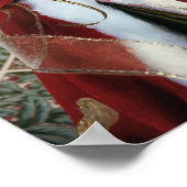 Lieblicher Weihnachtsengel-Druck Poster (Ecke)