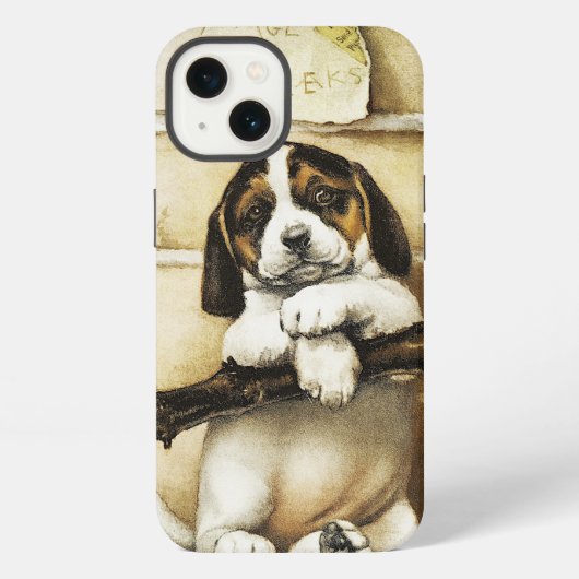 Lieblicher Welpe iPhone Hülle (Rückseite)