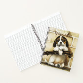 Lieblicher Welpe Notizblock (Innenseite)