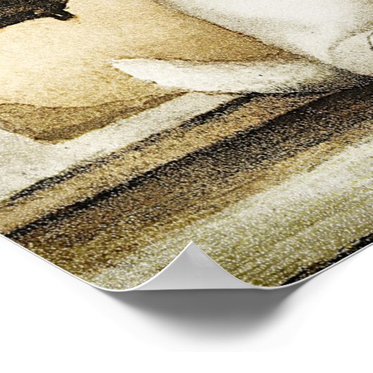 Lieblicher Welpe Poster (Ecke)