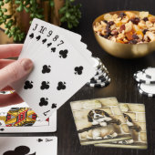 Lieblicher Welpe Spielkarten (In Situ)
