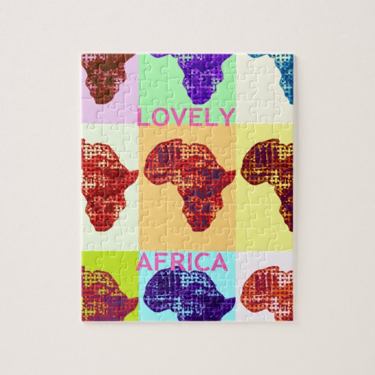 LIEBLICHES AFRIKA PUZZLE (Vertikal)