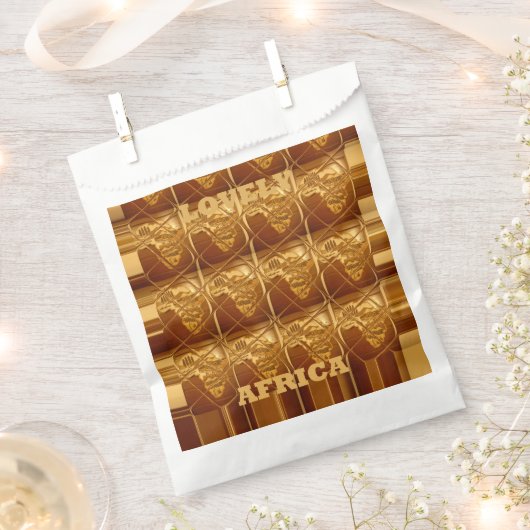 Liebliches Afrika - Tasche Geschenktütchen (Ausgeschnitten)