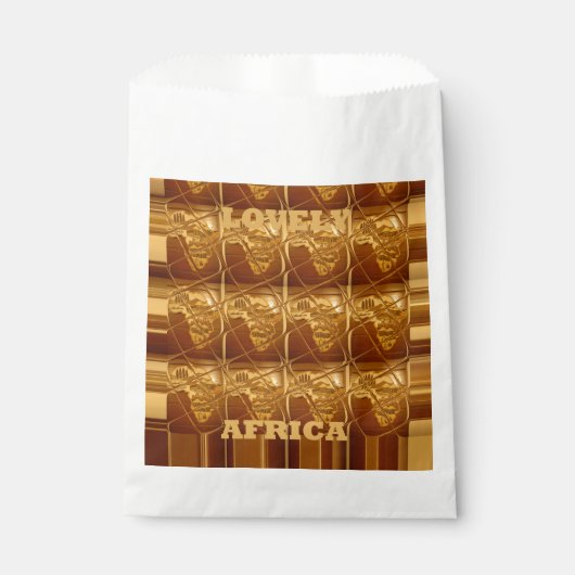 Liebliches Afrika - Tasche Geschenktütchen (Vorderseite)