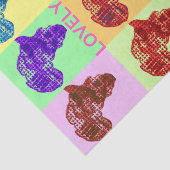 Liebliches Afrika-Tissue Paper Seidenpapier (Ausschnitt)