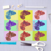 Liebliches Afrika-Tissue Paper Seidenpapier (Handwerk)