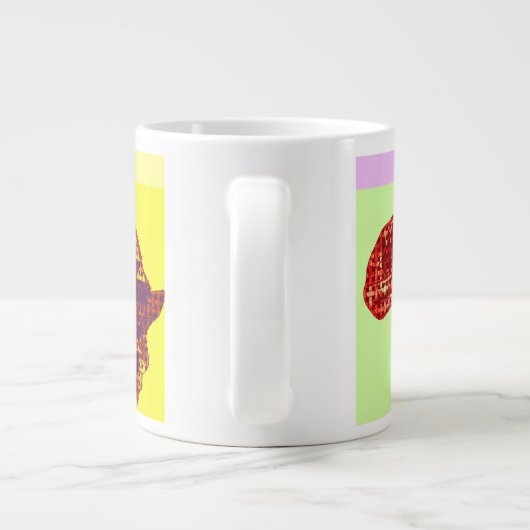 Liebliches Afrika Zuhause Drink Jumbo Kaffee Mugs Jumbo-Tasse (Rückseite)