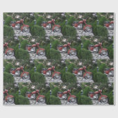 Liebliches altes Scooter-Glossy-Wrapping-Papier Geschenkpapier (Flach)