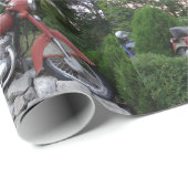 Liebliches altes Scooter-Glossy-Wrapping-Papier Geschenkpapier (Rolleneckpunkt)