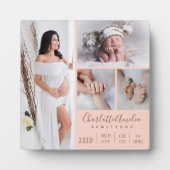 Liebliches Baby Foto Fotoplatte (Vorderseite)