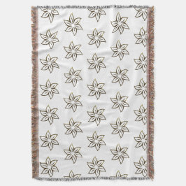 Liebliches Blumengeflecht Decke