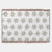 Liebliches Blumengeflecht Decke (Vorderseite)