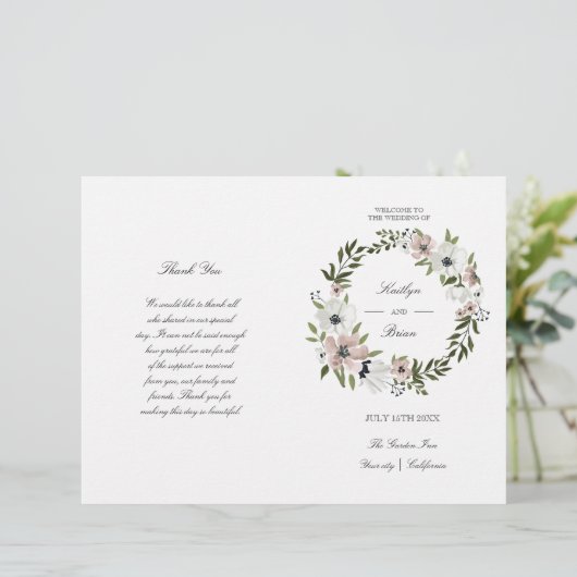 Liebliches Blumenprogramm (Stehend Vorderseite)