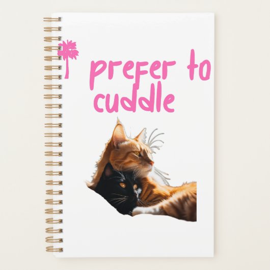 Liebliches Cats-Notebook Planer (Vorderseite)