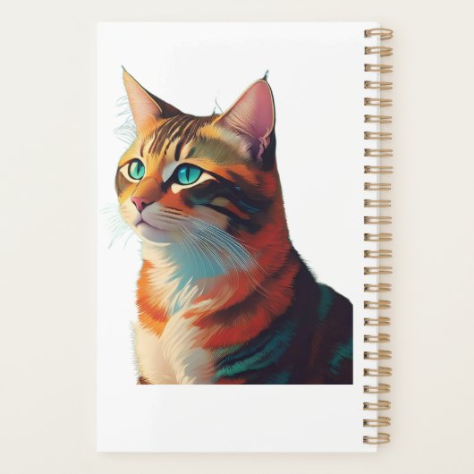 Liebliches Cats-Notebook Planer (Rückseite)