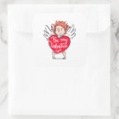 Liebliches Cupid's Be My Valentine Sticker Siegel (Tasche)