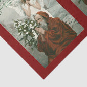 Liebliches Engel- und Santa-Zartpapier Seidenpapier (Ausschnitt)