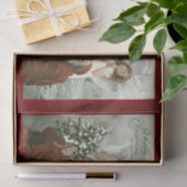 Liebliches Engel- und Santa-Zartpapier Seidenpapier (Geschenk)