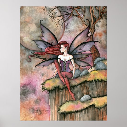 Liebliches Fairy Art Poster Print von Molly Harris (Vorne)