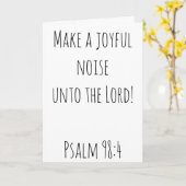 Liebliches, fröhliches Geräusch für den Herrn Karte (Gelbe Blume)