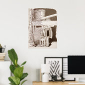 Liebliches Gedicht für Gärtner Poster (Heimbüro)