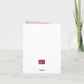 Liebliches Gedicht für Mutter Geburtstagskarte Karte (Rückseite)