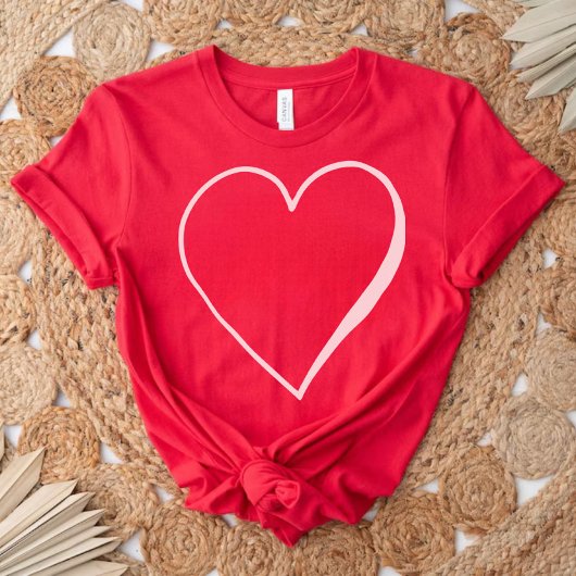 Liebliches Heart Red Shirt, Valentines Geschenk fü T-Shirt
