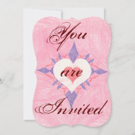 Liebliches Herz Einladung