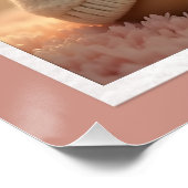 Liebliches Kätzchen und winziges Baby, Poster (Ecke)